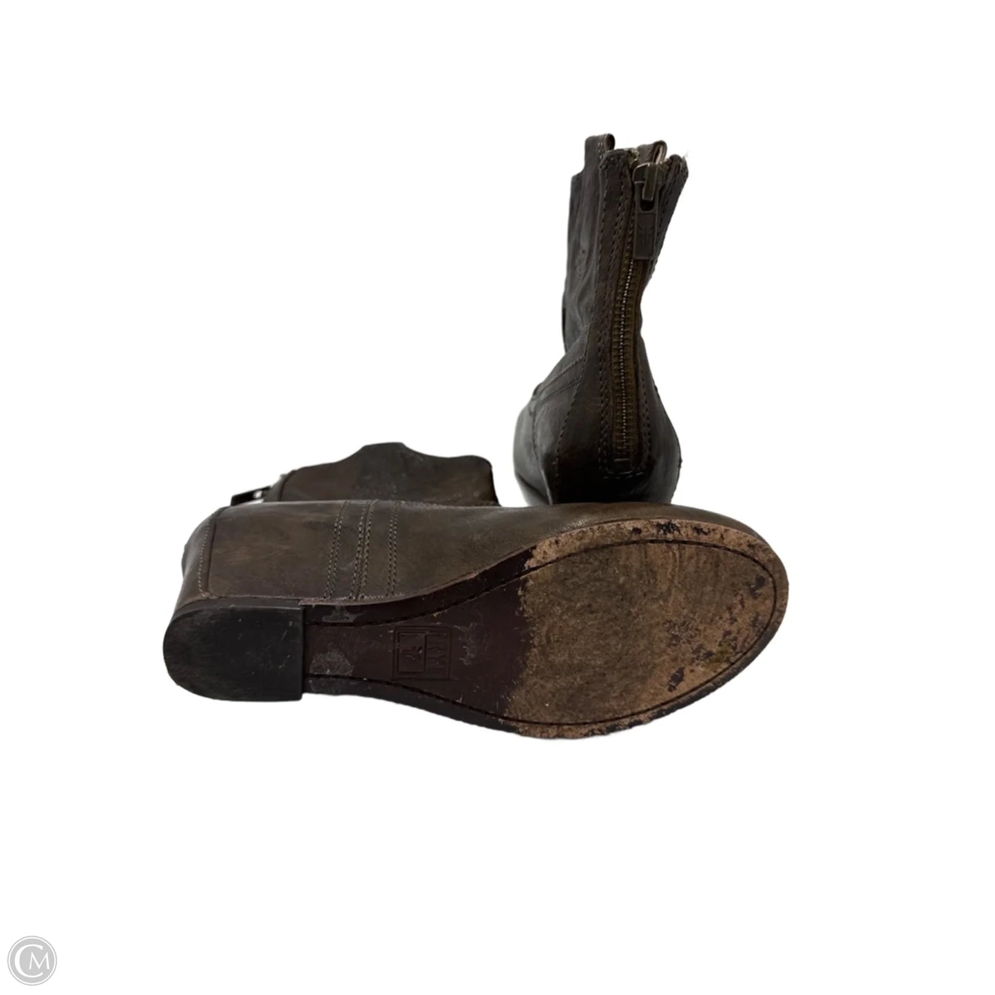 Boots Designer By Frye In Brown, Size: 7