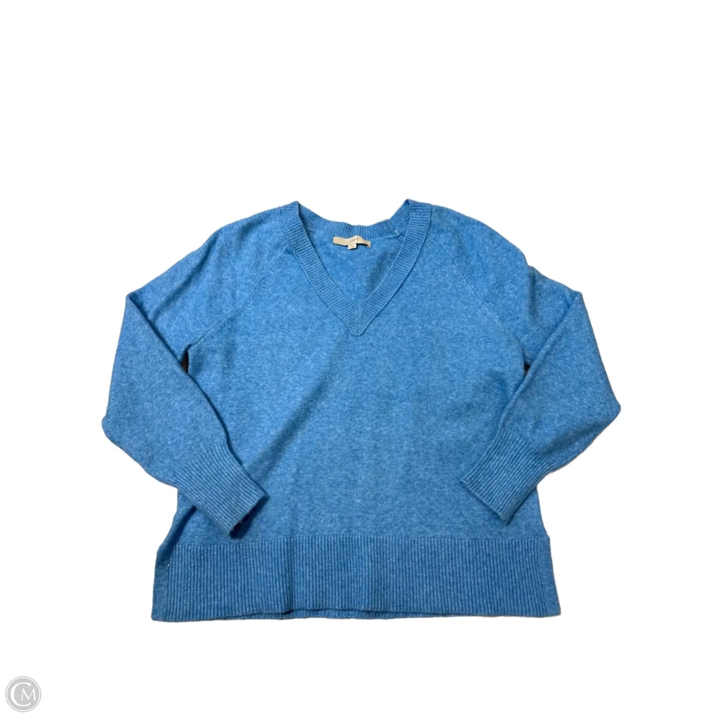 Sweater By Loft In Blue, Size: M