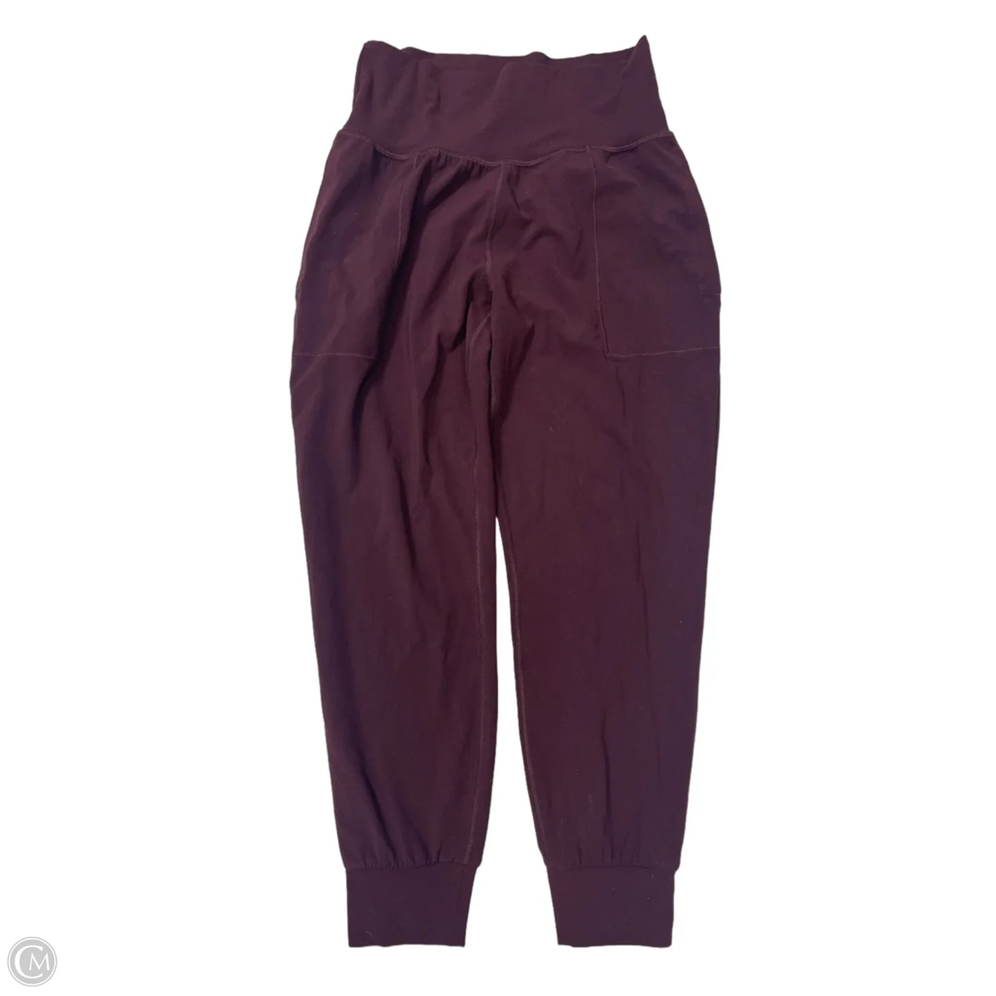 Athletic Pants By Athleta In Maroon, Size: S