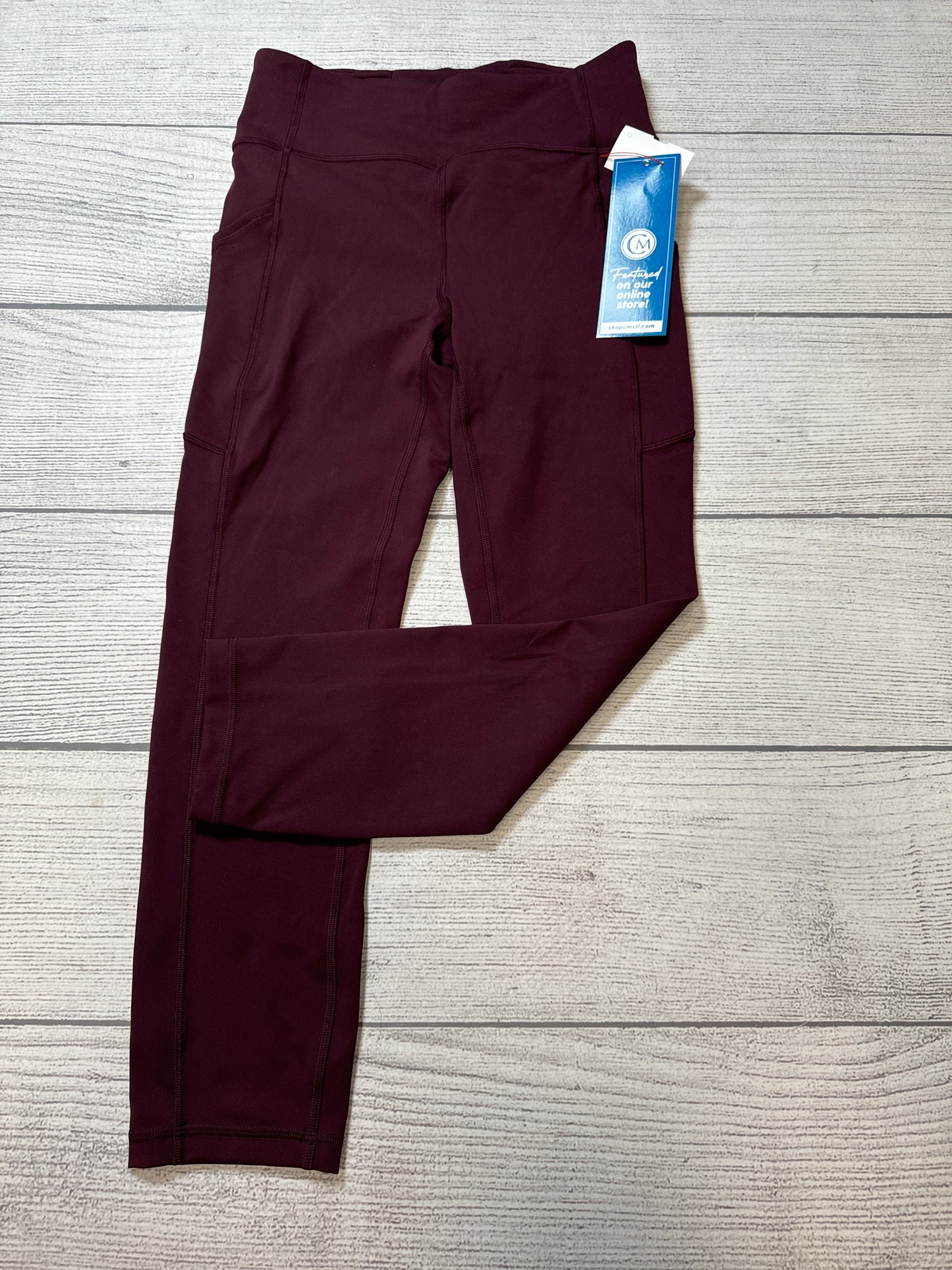 Athletic Leggings By Lululemon In Mauve, Size: 6