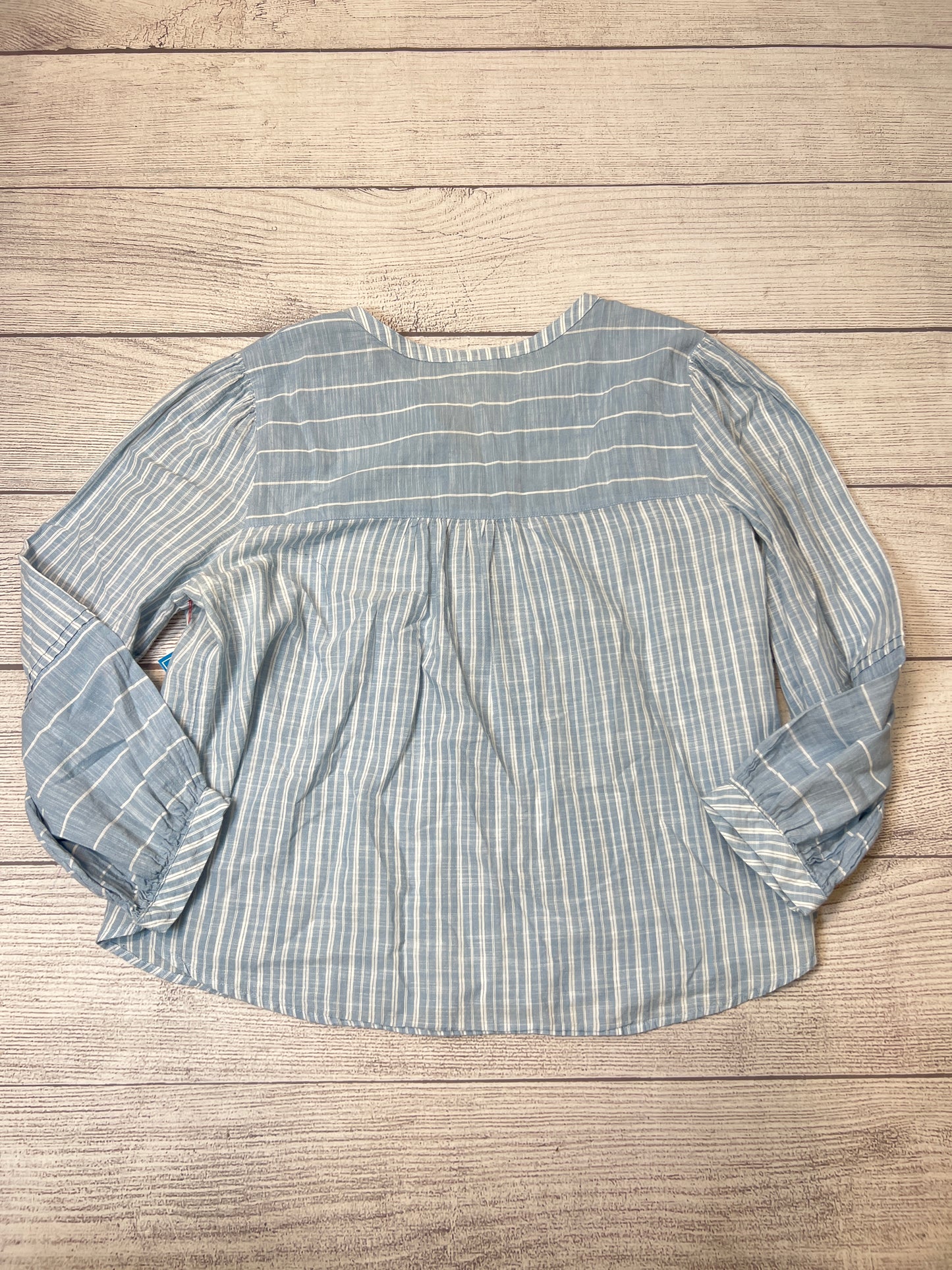 Top Long Sleeve By Ana In Striped Pattern, Size: Xxl