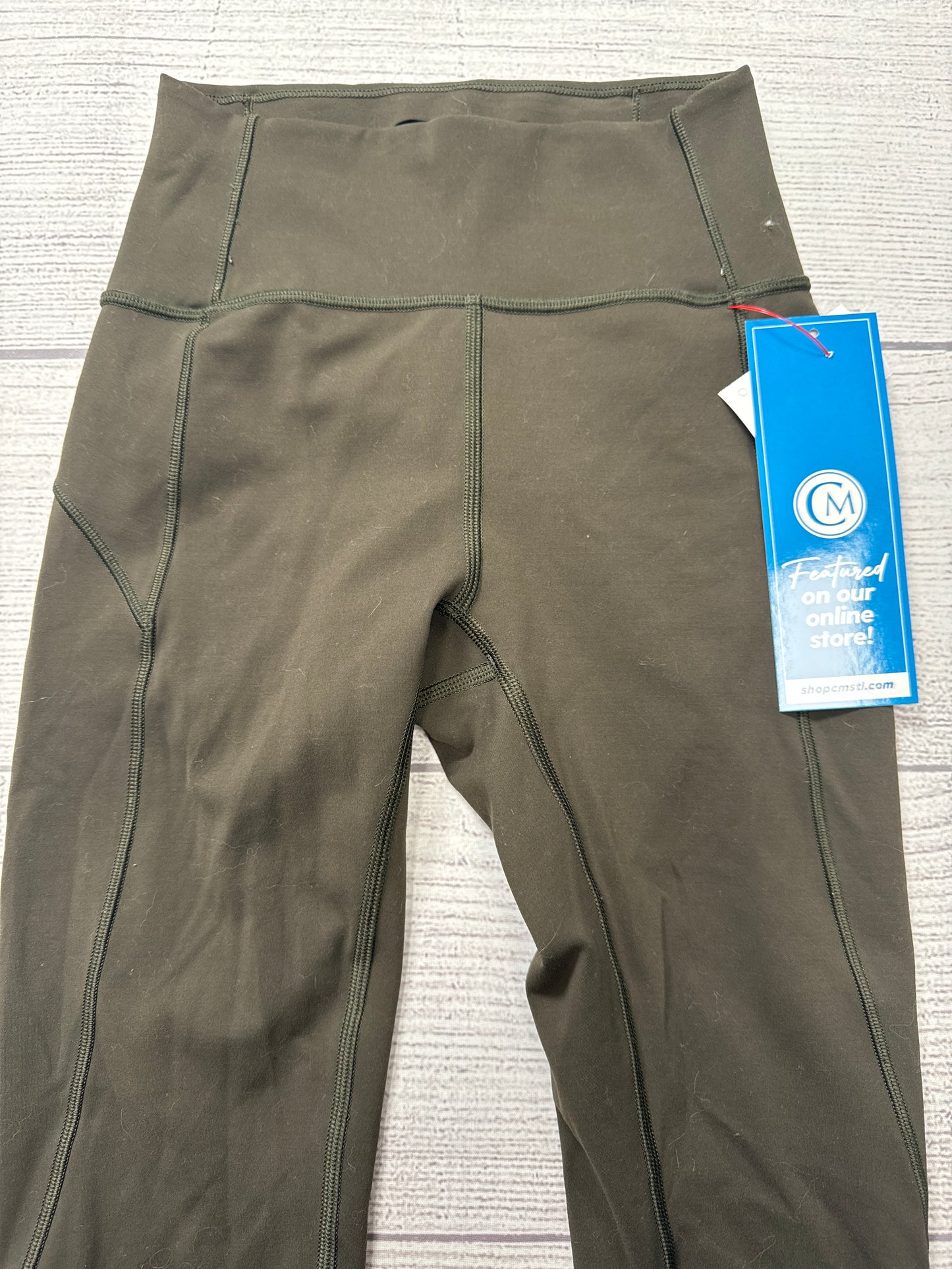 Athletic Leggings By Lululemon In Green, Size: 2