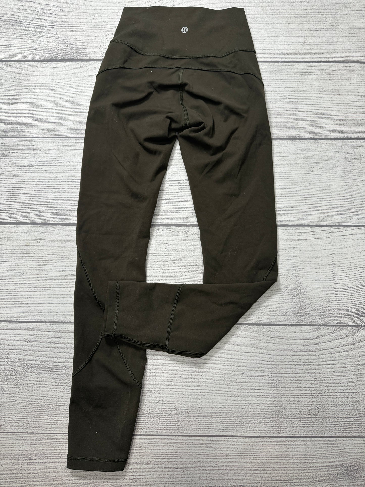 Athletic Leggings By Lululemon In Green, Size: 2