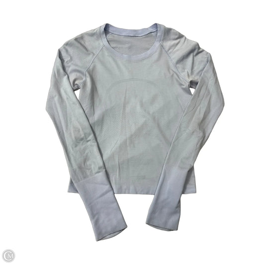 Athletic Top Long Sleeve Crewneck By Lululemon In Purple, Size: S