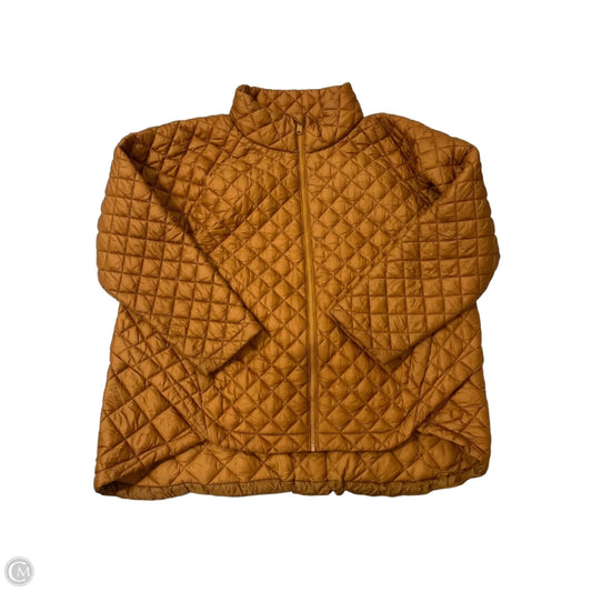 Coat Puffer & Quilted By Athleta In Orange, Size: 2x