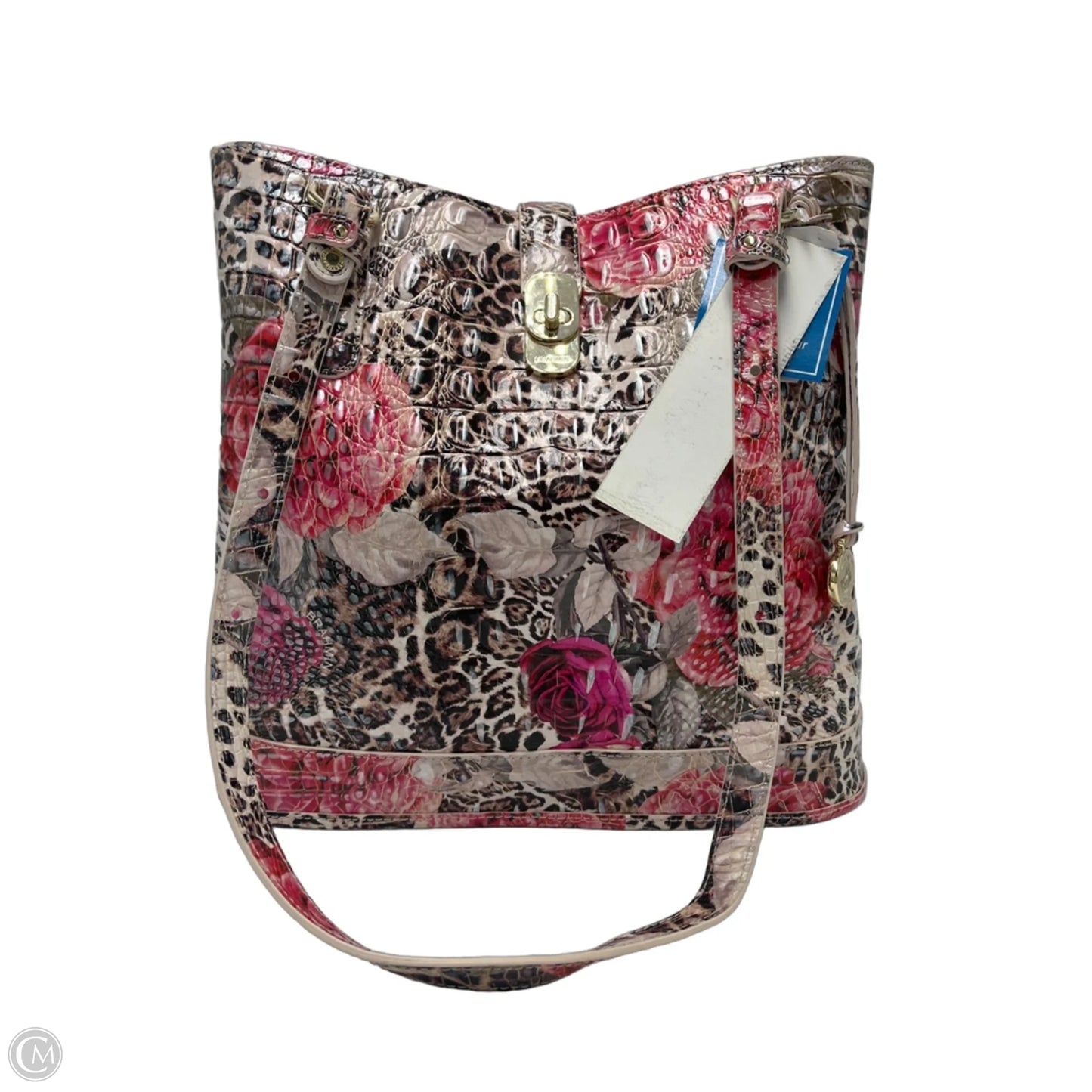 Brahmin Ermine Floral Designer Handbag