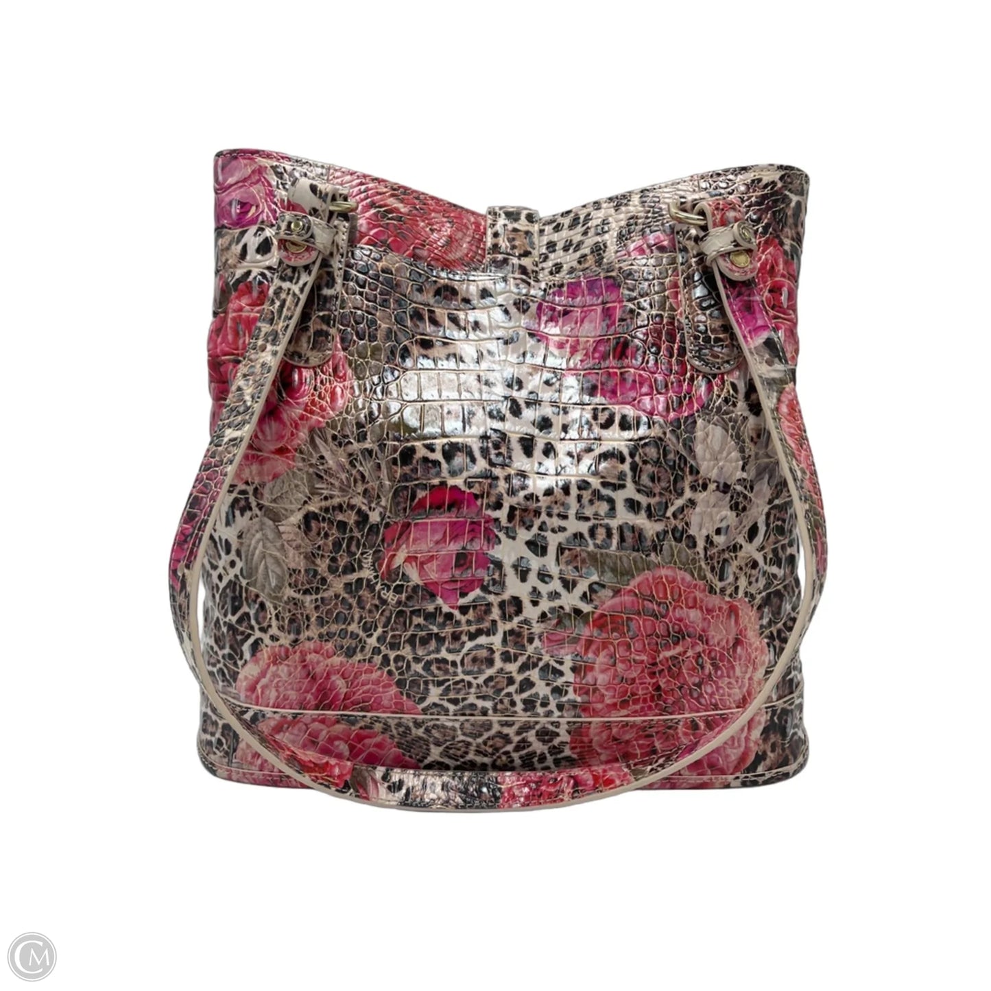 Brahmin Ermine Floral Designer Handbag