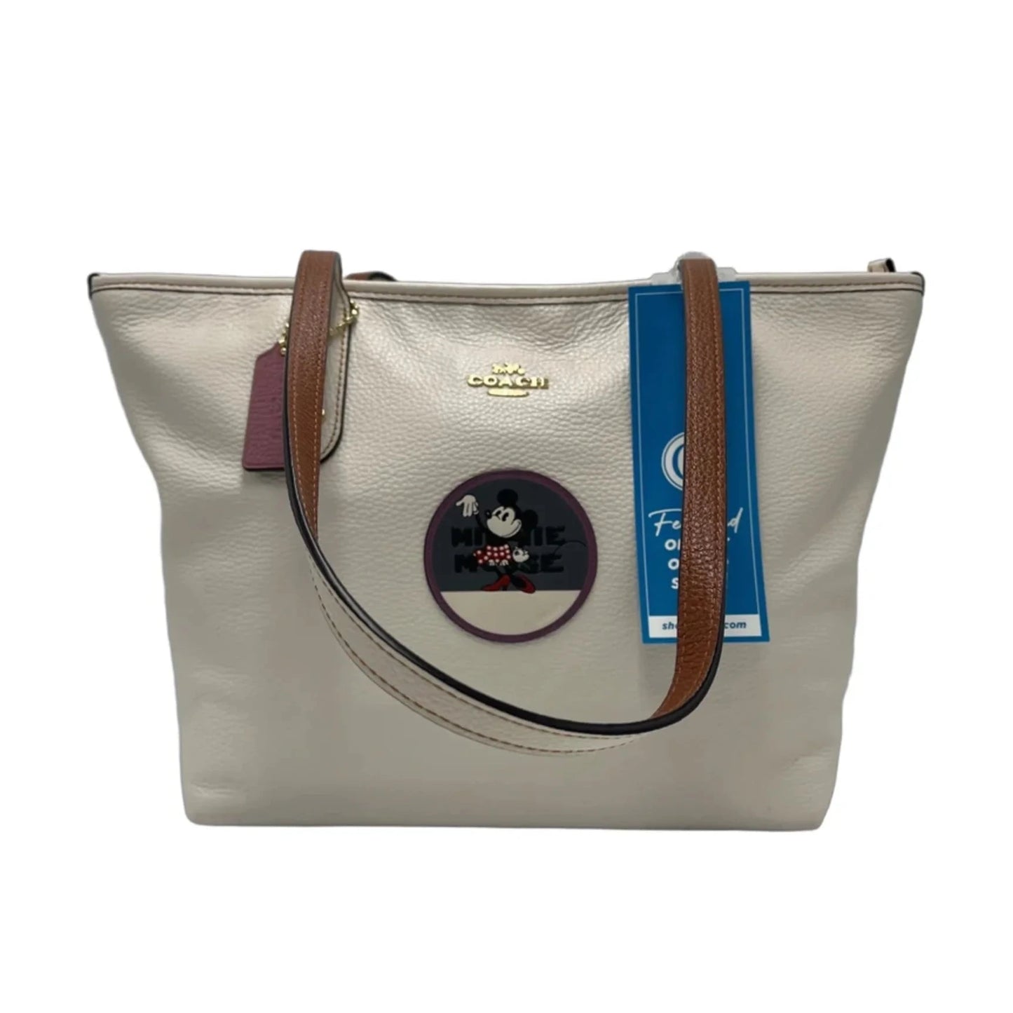 Coach x Disney Minney Mouse Tote Designer Handbag