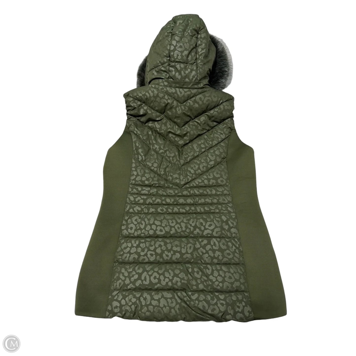 Vest Designer By Michael Kors In Green, Size: M