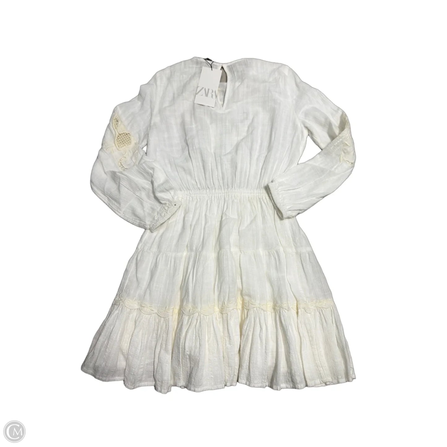 New! Dress Casual Short By Zara In White, Size: Xs