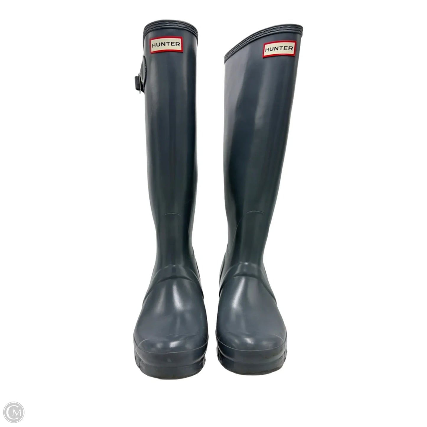 Boots Rain By Hunter In Blue, Size: 8