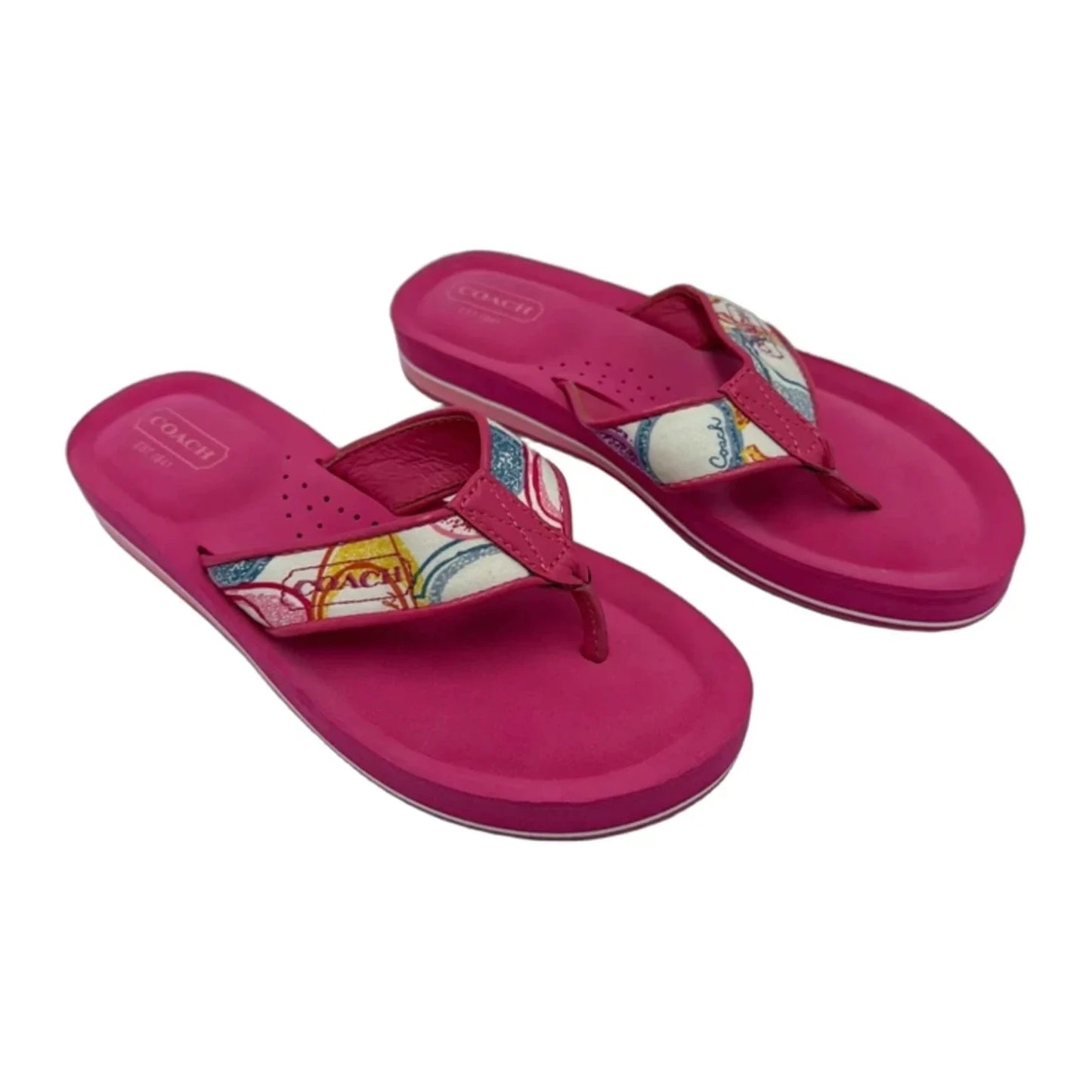 Shoes Designer By Coach In Pink, Size: 5