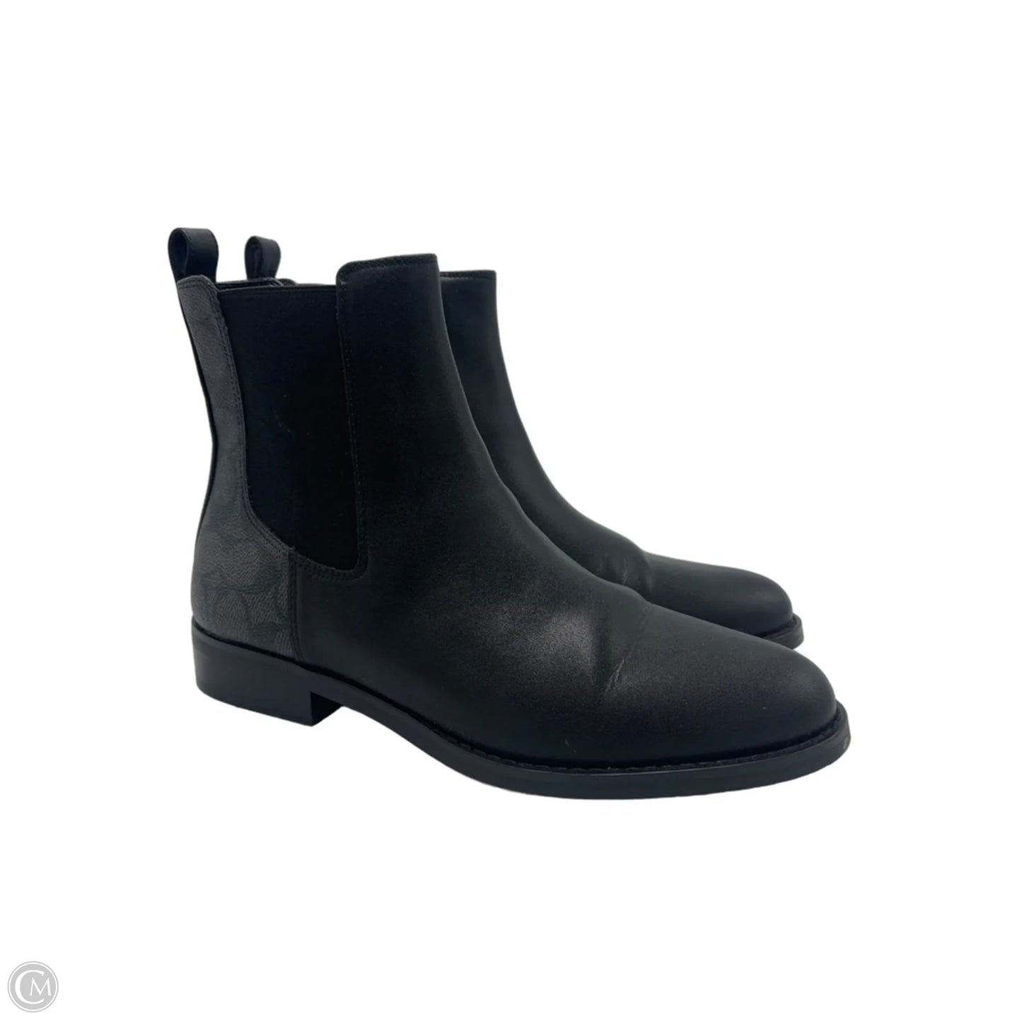 Boots Designer By Coach In Black, Size: 8.5