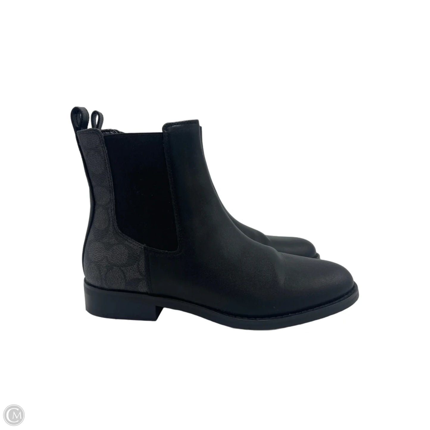 Boots Designer By Coach In Black, Size: 8.5