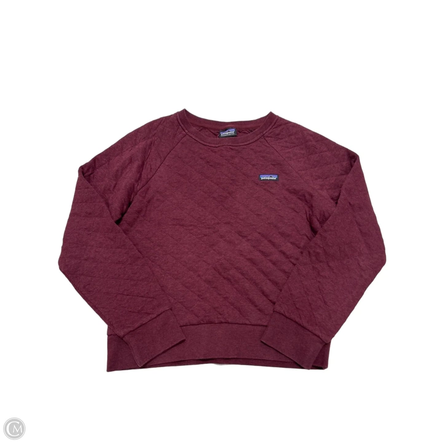 Sweatshirt Crewneck By Patagonia In Maroon, Size: S