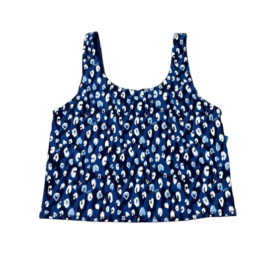 New! Top Sleeveless Designer By Lilly Pulitzer In Blue, Size: L