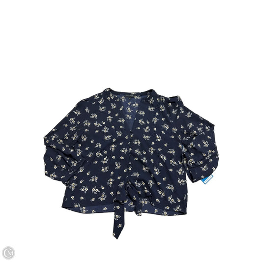 Top Long Sleeve By 1.state In Floral Print, Size: L