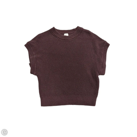 New! Sweater Short Sleeve By A New Day In Brown, Size: M