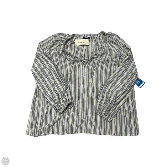New! Top Long Sleeve By Paige In Striped Pattern, Size: Xl