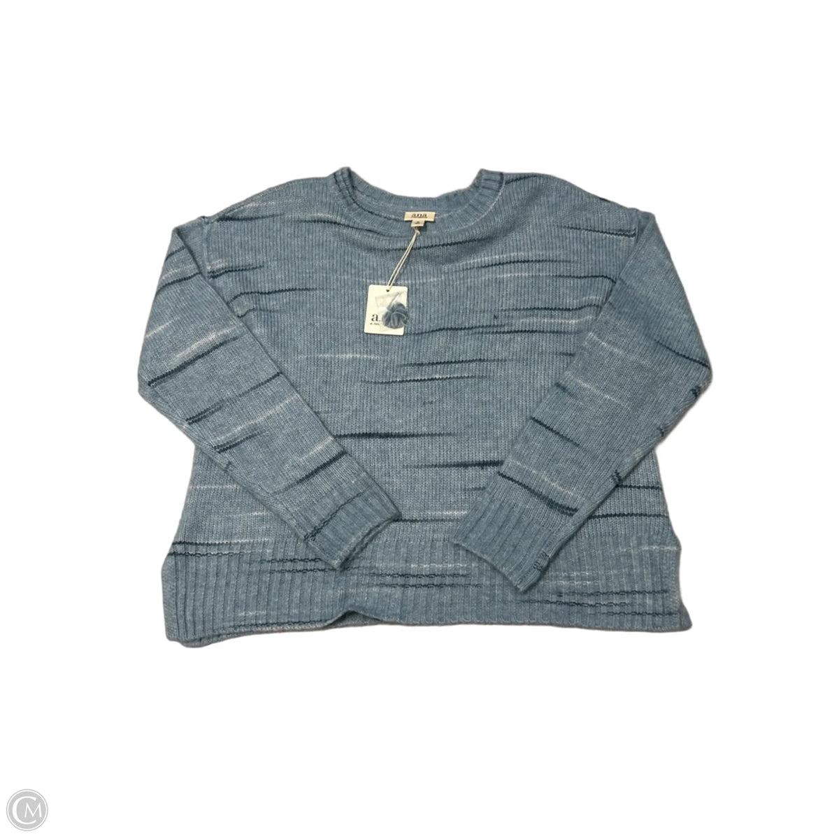 New! ANA Sweater in Striped Pattern, Size M
