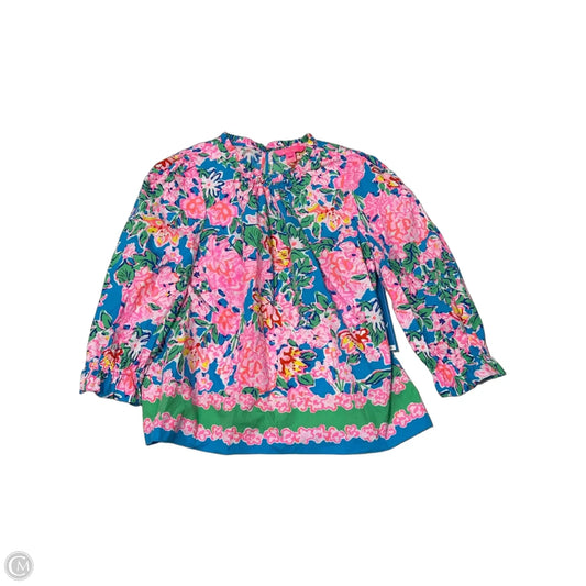 Top Long Sleeve By Lilly Pulitzer In Multi-colored, Size: L