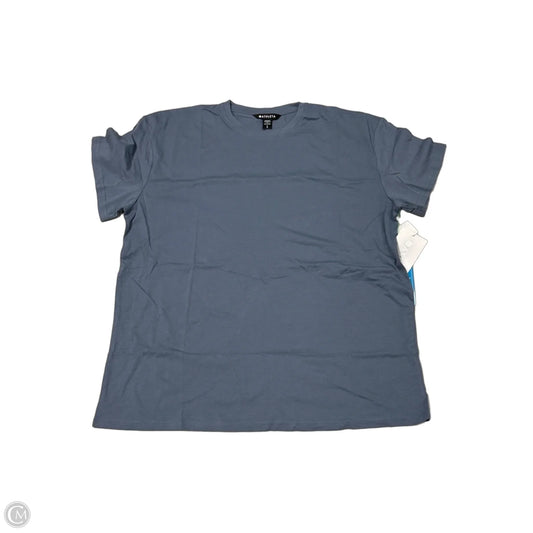 Athletic Top Short Sleeve By Athleta In Blue, Size: L