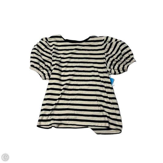 Top Short Sleeve By J. Crew In Striped Pattern, Size: L