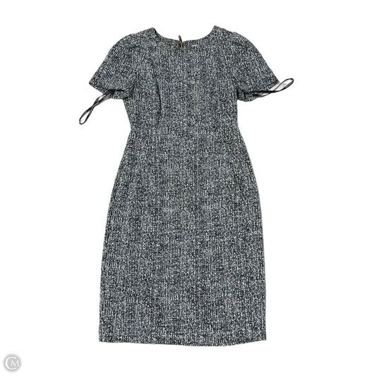 Dress Casual Midi By Calvin Klein In Black & White, Size: 8