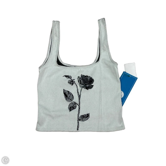 Top Sleeveless By Anthropologie In Black & White, Size: L
