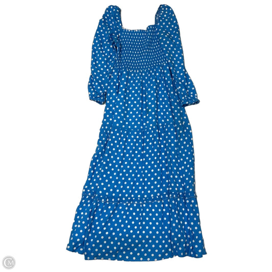 Dress Casual Maxi By Dolan Left Coast In Polkadot Pattern, Size: M