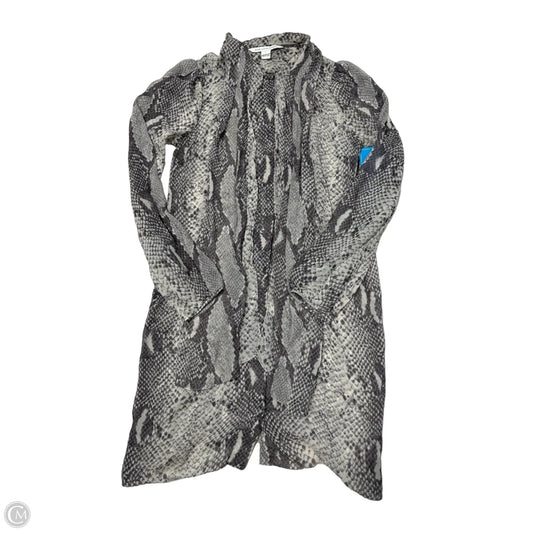 New! Diane von Furstenberg Snakeskin-Print Designer Dress, Size 2