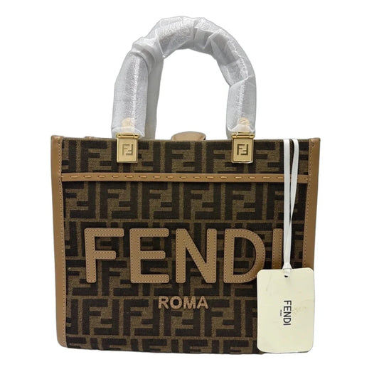 New! Fendi Sunshine Shopper Luxury Tote Handbag