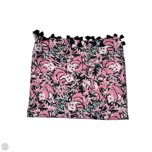 New! Lilly Pulitzer Designer Scarf in Black & Pink
