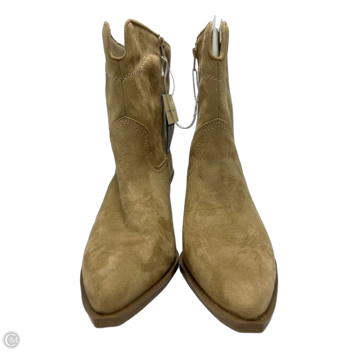 New! Universal Thread Heeled Ankle Boots in Tan, Size 11