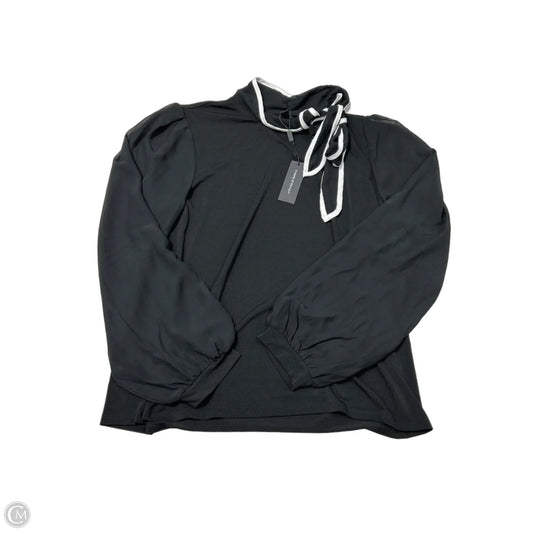 New! Cable & Gauge Long-Sleeve Top in Black, Size XL