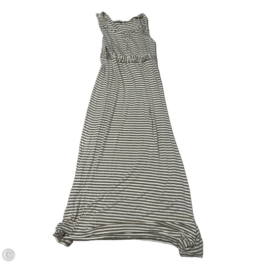 Max Studio Maxi Dress in Striped Pattern, Size XL