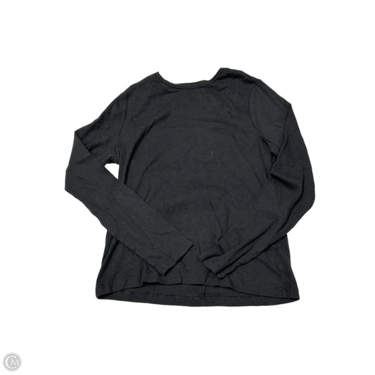 Free Assembly Basic Long-Sleeve Top in Black, Size XL