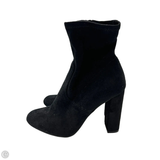 Steve Madden Heeled Ankle Boots in Black, Size 7.5
