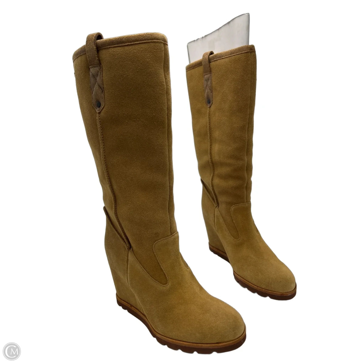 Like New! UGG Knee-High Designer Boots in Tan, Size 7.5