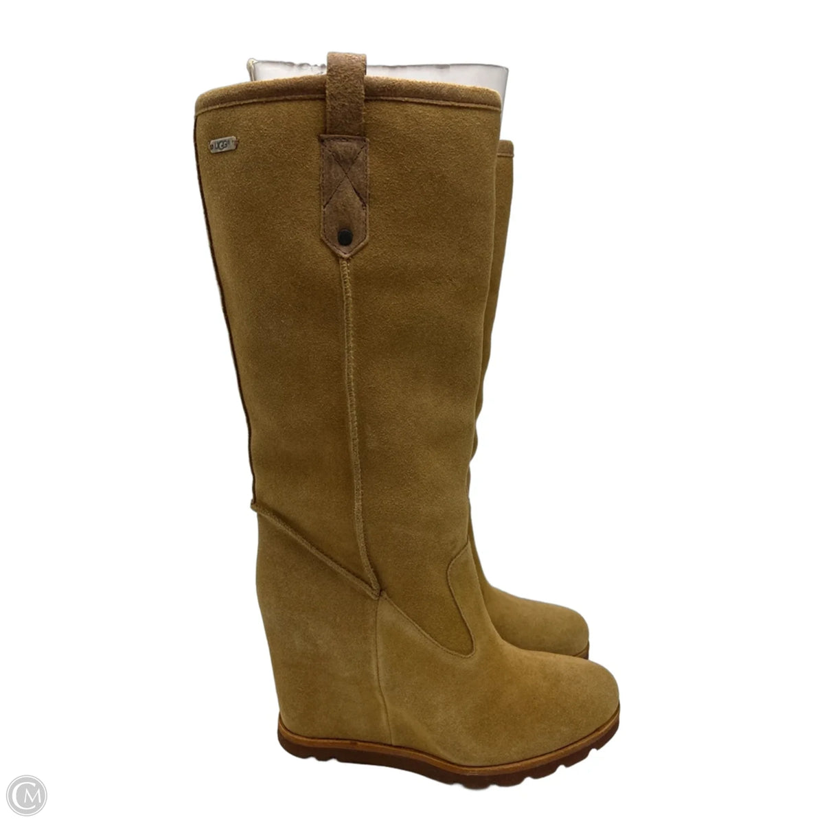 Like New! UGG Knee-High Designer Boots in Tan, Size 7.5