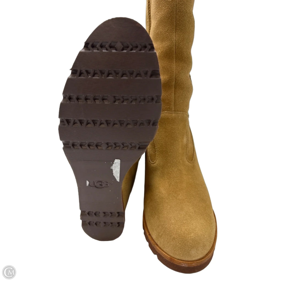 Like New! UGG Knee-High Designer Boots in Tan, Size 7.5