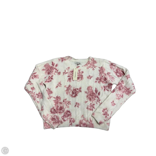 New! Francesca's Floral Sweater, Size S
