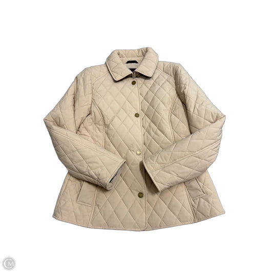 Tommy Hilfiger Quilted Jacket in Tan, Size M