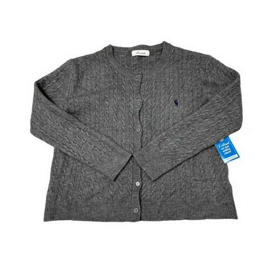 Alicedudu Cardigan Sweater in Grey, Size L