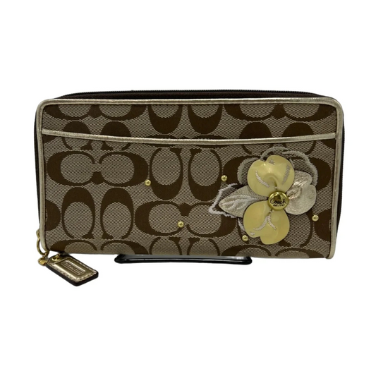 Coach Designer Wallet in Brown