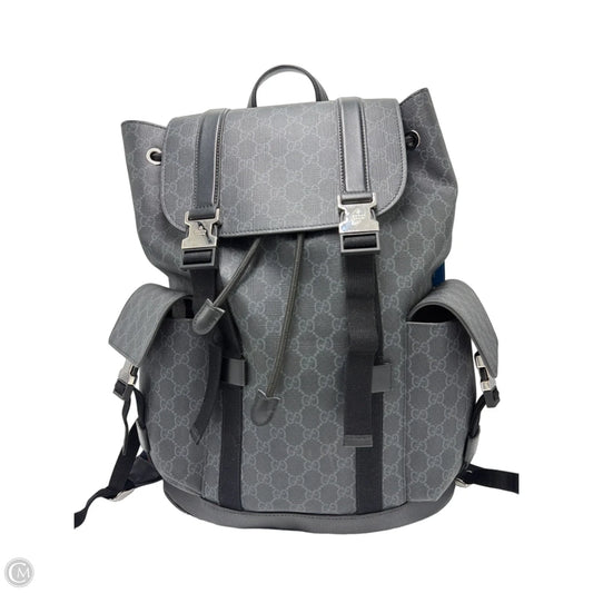 Gucci GG Supreme Unisex Large Luxury Backpack