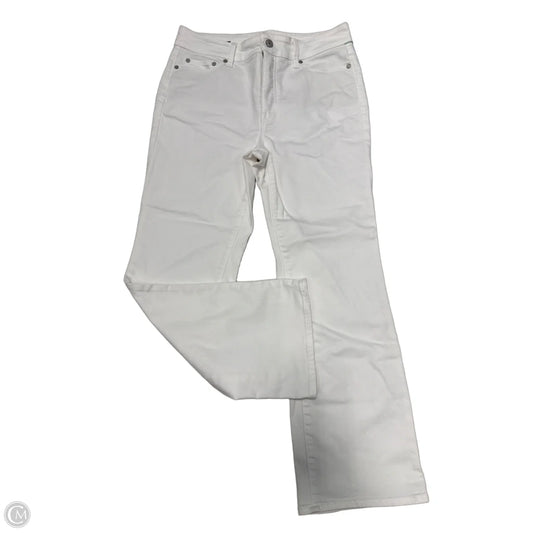 Talbots Bootcut Jeans in White, Size 8P