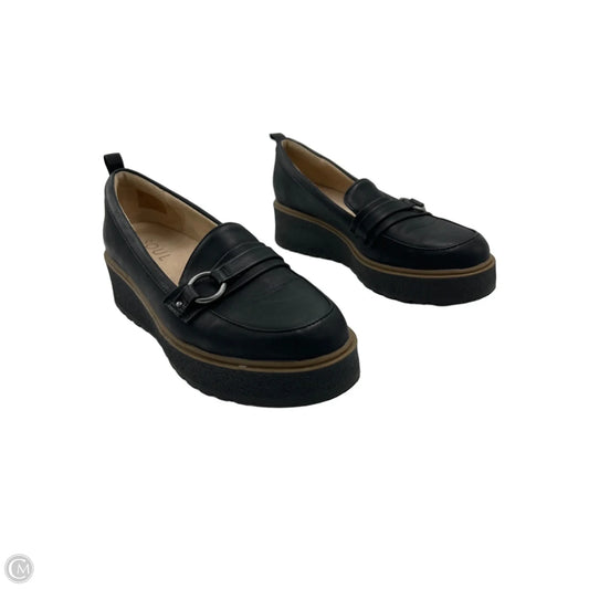 New! Naturalizer Platform Loafers in Black, Size 9.5