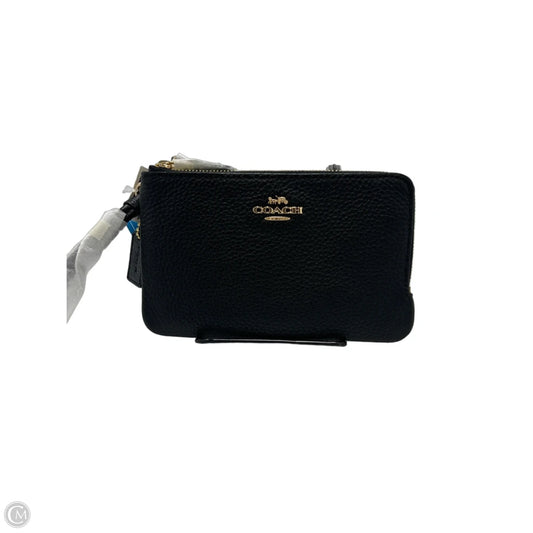 Coach Designer Wristlet in Black