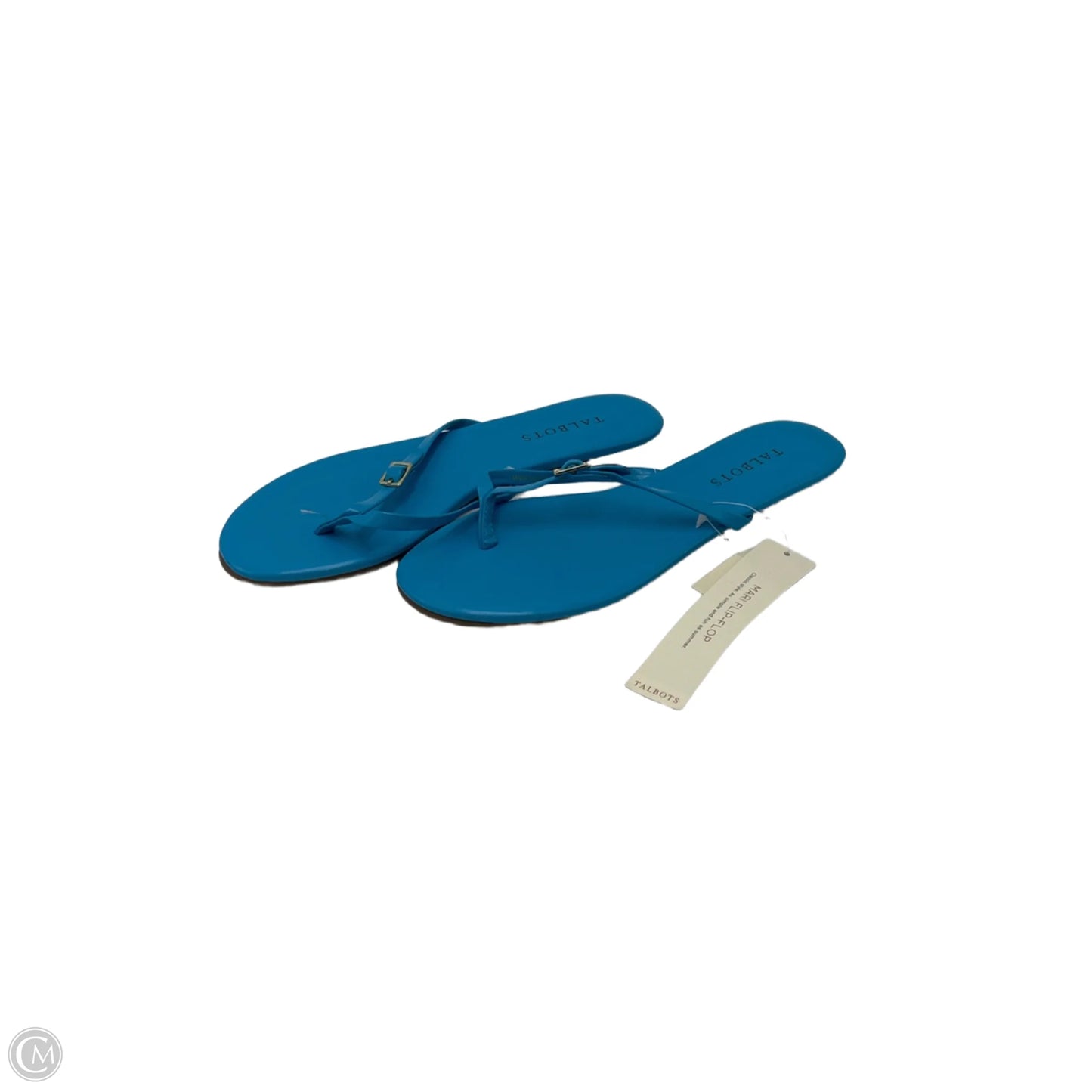 New! Sandals Flats By Talbots In Blue, Size: 8